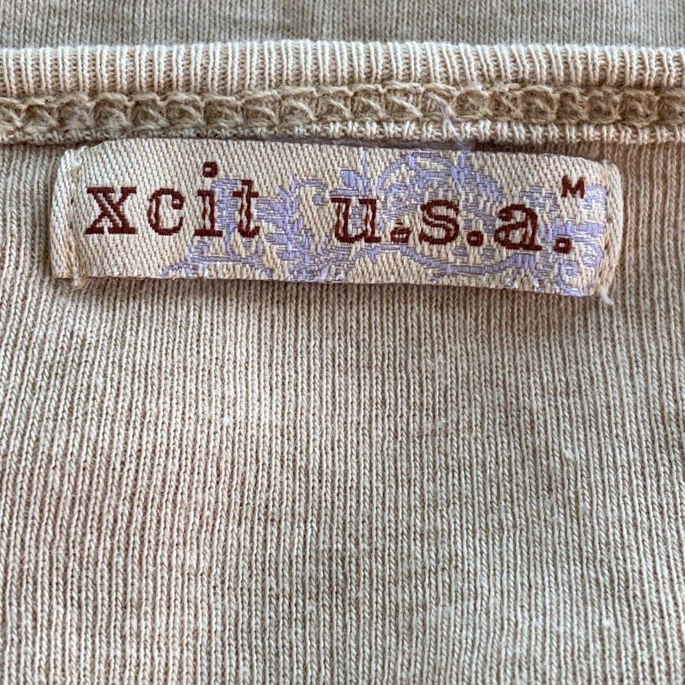 Xcit USA Womens Vintage Y2K Fairy Grunge Top Size M Graphic Print Earthy Indie - Picture 5 of 10